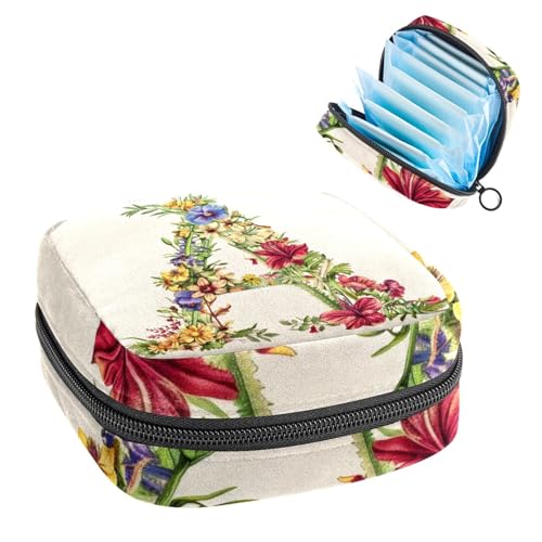 Personalisierte Damenbinden-Aufbewahrungstasche, feminin, Menstruationstassen-Beutel, Stillunterlagen-Halter, Tamponbeutel, tragbare Perioden-Tasche für Frauen, Teenager, Mädchen, Geschenke von Anna Cowper