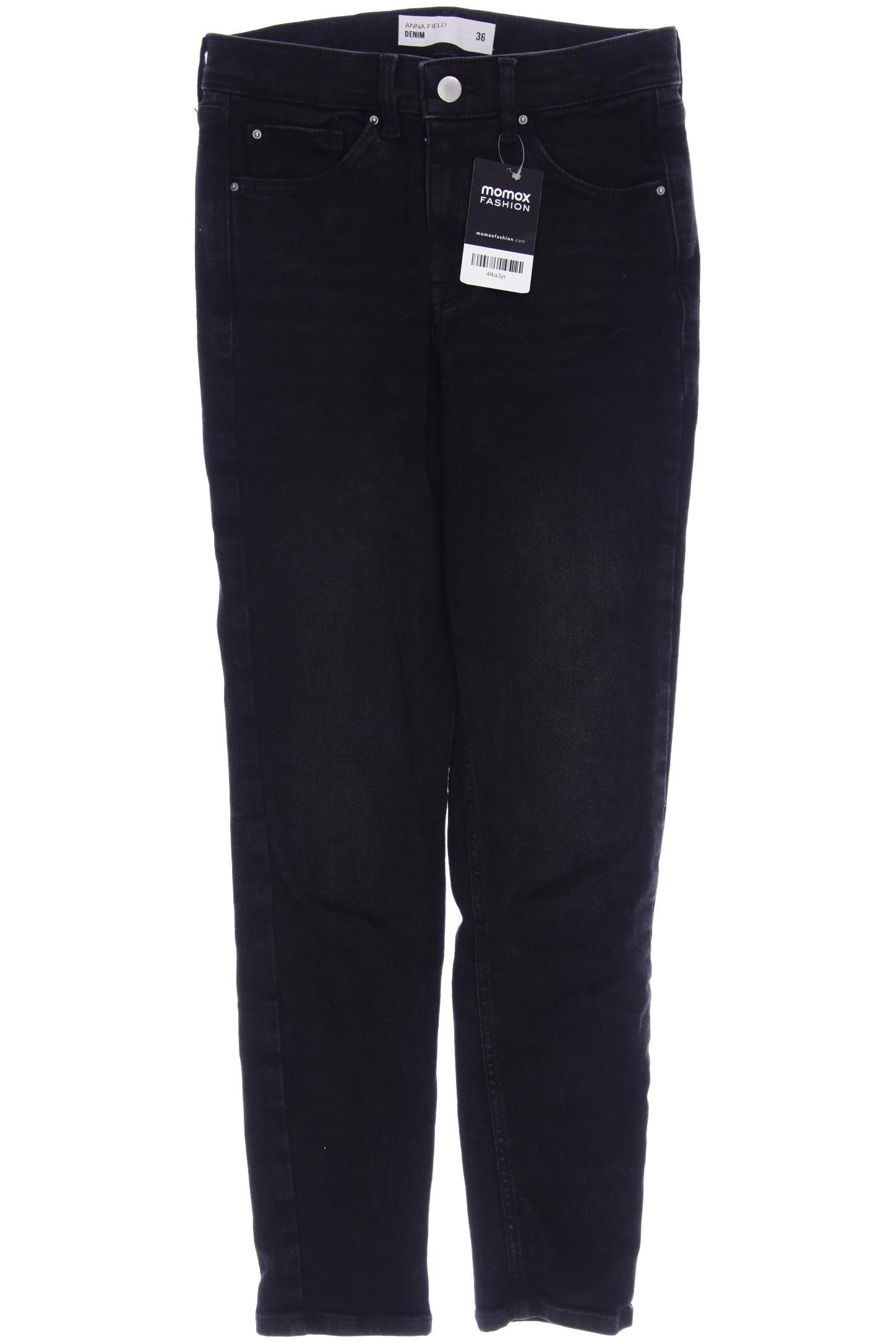 Anna Field Damen Jeans, schwarz, Gr. 36 von Anna Field