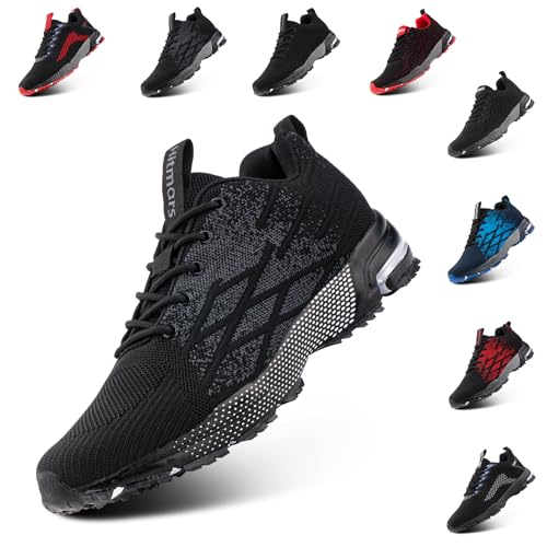 Anokar Laufschuhe Herren Turnschuhe Damen Sportschuhe Atmungsaktiv Joggingschuhe Leicht Walkingschuhe Outdoor Laufschuhe Sport Run Sneaker Grau 38 EU von Anokar