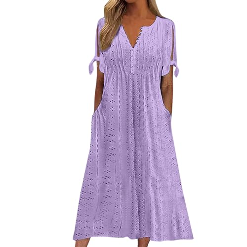 Ansenesna Sommerkleid Damen Leicht Damen Kleider Sommer Elegant Kleid Mit Knopfleiste Vorne Luftige Sommerkleider Wadenlang Leichte Midikleid Frauen Kurzarm Weite Strandkleid Damenkleider Midi Ansenesna Sommerkleid Damen Leicht Damen Kleider Sommer Elegant Kleid Mit Knopfleiste Vorne Luftige Sommerkleider Wadenlang Leichte Midikleid Frauen Kurzarm Weite Strandkleid Damenkleider Midi von Ansenesna