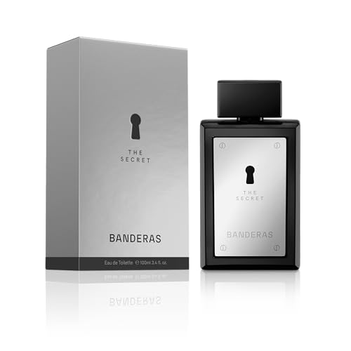 Banderas – The Secret – Eau de Toilette Spray für Herren, Fruchtiger Lederduft – 100 ml (1er Pack) von Antonio Banderas