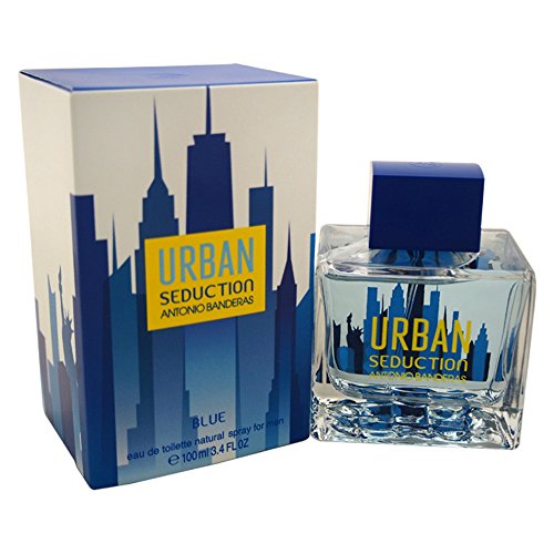 Antonio Banderas Urban Seduction Eau de Toilette Spray, blau 100 ml von Antonio Banderas