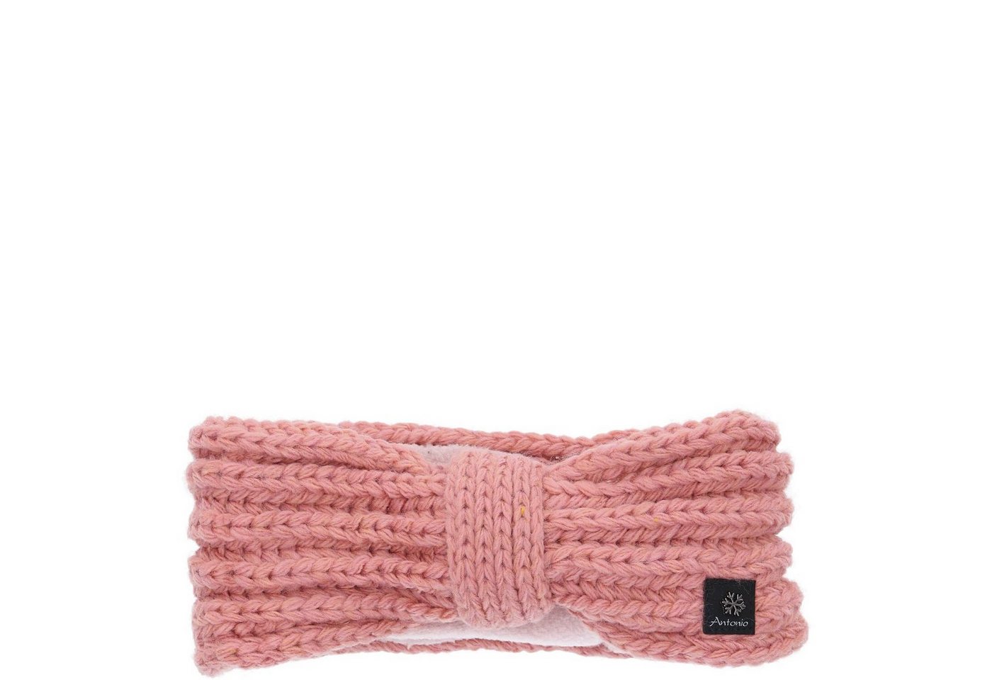 Antonio Stirnband Antonio Damen Strick Stirnband mit Fleece rosé (Winter, Stück) von Antonio