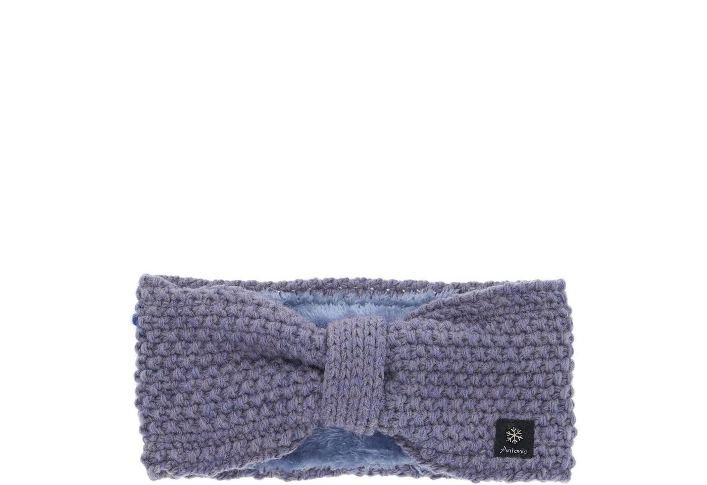 Antonio Stirnband Antonio Damen Strickstirnband mit Fleece lavender (Winter, Stück) von Antonio