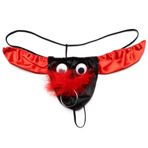 Anzhee Sexy String Thong Tange für Herren Rentiere Schwein Bulle Unterwäsche Pouch Slips Lustige G-String Mankini Unterhosen Männer von Anzhee