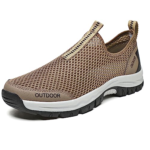 Herren Outdoor Fitnessschuhe Atmungsaktive Mesh Schuhe Slipper Sportschuhe Sneaker Turnschuhe Laufschuhe Pumps Aquaschuhe Badeschuhe Strandschuhe Größe 39-48 von Aoikoy