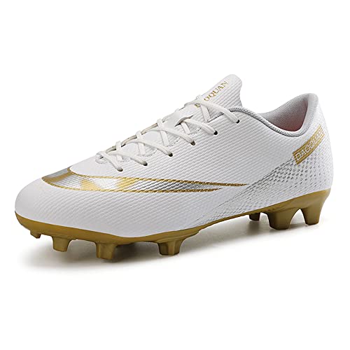 Fußballschuhe Herren Damen High-Top Spikes Stollen Jugendliche Erwachsene Trainingsschuhe Professionelle Outdoor Sport FootballSchuhe,S11,EU40 von Aoikoy