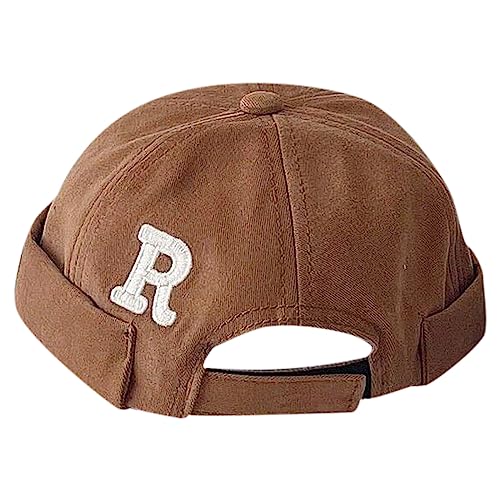 Cap Kinder mit Alphabet Pattern ohne Schirm Sonnenschutz Sonnenhut Cartoon Outdoor Fischerhut Sonnenschutz Hochwertig Strohhut Kinder Caps Jungen Sonnenhut Baby Winddicht Faltbar (Khaki, One Size) von Aoklidil