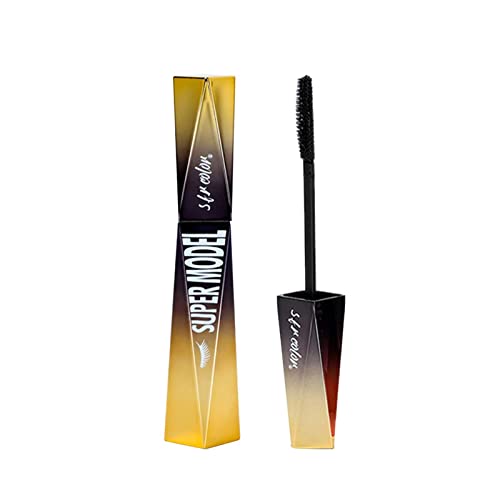 Mascara Wimperntusche Schwarz Skys High Volume Mascara Lash Volume Mascara Very Black Wimperntusche Wasserfest (Gold, One Size) von Aoklidil