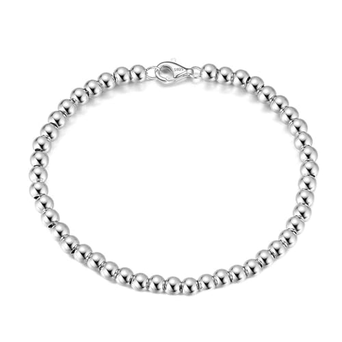 Aotiwe Zartes Armband, Armbänder Damen Urlaub Perlenkette Armband Damen Silber 925 Silber 16.5cm Schmuck Set Damen von Aotiwe