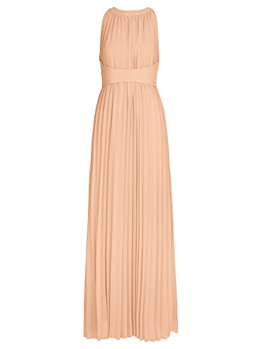 ApartFashion Damen Chiffonkleid Kleid, Apricot, 38 EU von ApartFashion