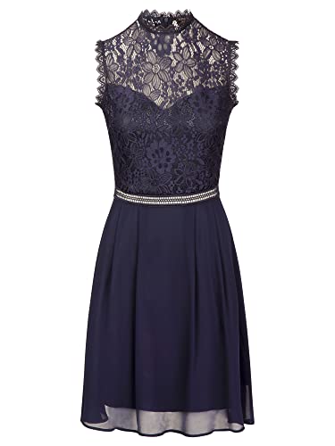 ApartFashion Damen Cocktailkleid Kleid, Navy, 40 EU von ApartFashion