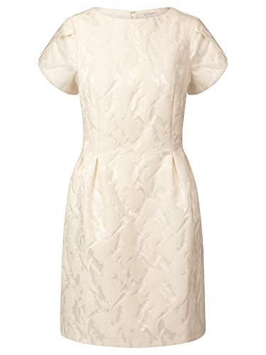 ApartFashion Damen Jaquardkleid Kleid, Creme, 34 EU von ApartFashion