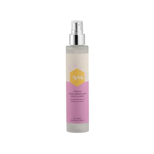 Apitaly Damascene Rose Face and Body Tonic – Erfrischendes Tonic mit Damaszener Rosenhydrolat, Hyaluronsäure & Thermalwasser – Feuchtigkeitsspendende Pflege für Gesicht & Körper – Für alle Hauttypen Apitaly Damascene Rose Face and Body Tonic – Erfrischendes Tonic mit Damaszener Rosenhydrolat, Hyaluronsäure & Thermalwasser – Feuchtigkeitsspendende Pflege für Gesicht & Körper – Für alle Hauttypen von Apitaly