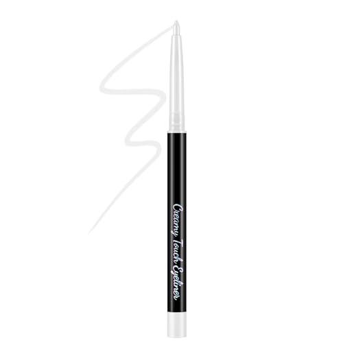 Apooliy Wasserfester Eyeliner-Stift, Langanhaltender Creme-Eyeliner-Stift, Hochpigmentierter Augen-Makeup-Stift mit bis zu 24 Stunden, Schwarz-Braun-Weiß von Apooliy