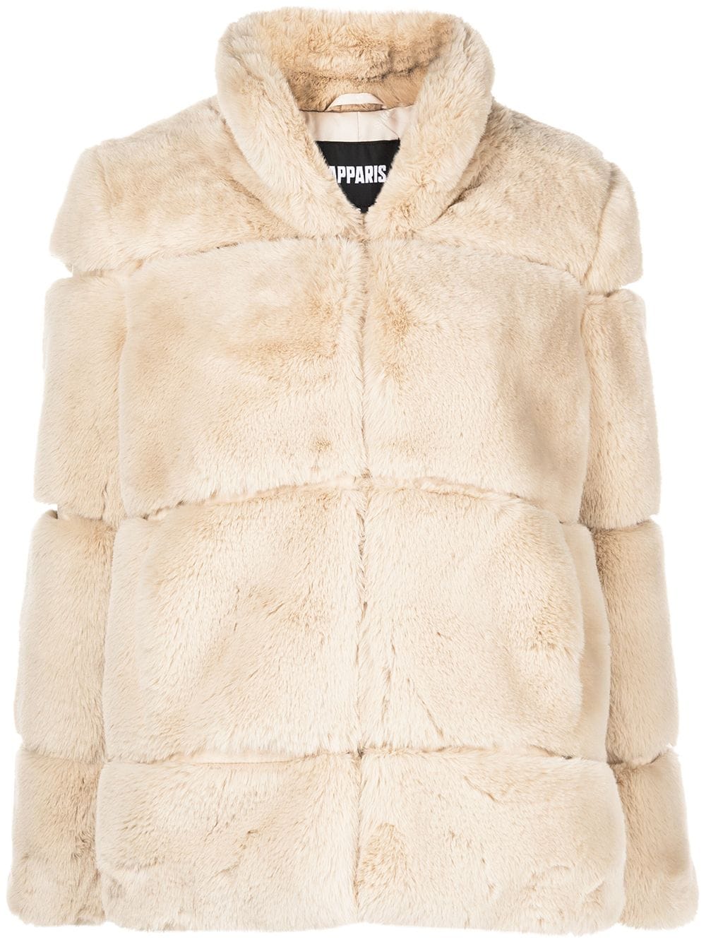 Apparis Mantel aus Faux Fur - Nude von Apparis