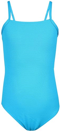 Aquarti Mädchen Badeanzug mit Spaghettiträgern Streifen – Sport Badeanzug Mädchen, Chlorresistent, Farbe: Jacquard Punkte Türkis, Größe: 134 Aquarti Mädchen Badeanzug mit Spaghettiträgern Streifen – Sport Badeanzug Mädchen, Chlorresistent, Farbe: Jacquard Punkte Türkis, Größe: 134 von Aquarti