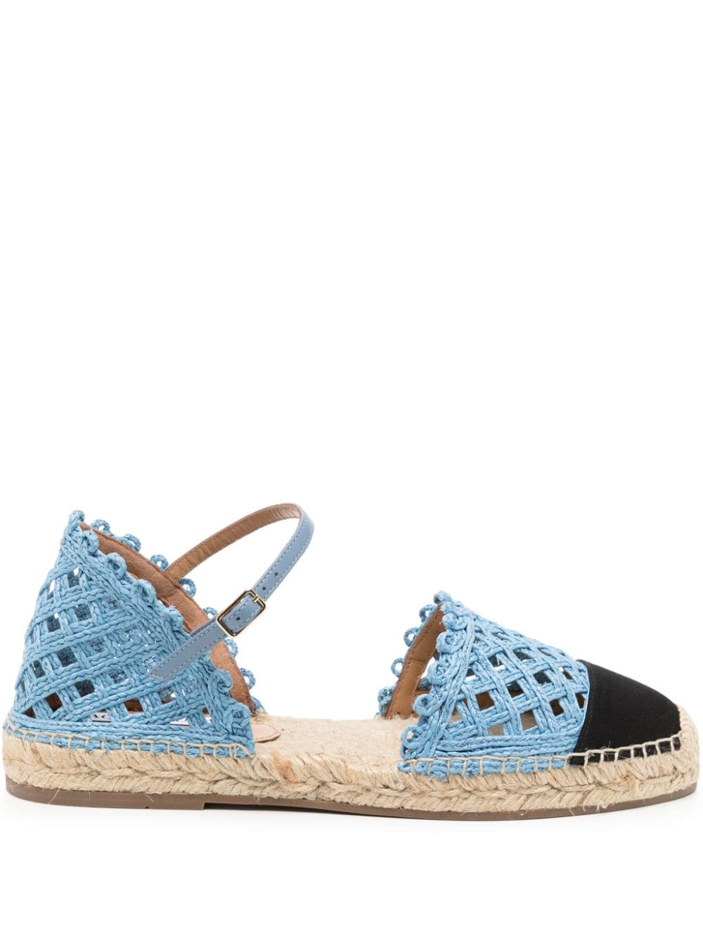 Aquazzura Gehäkelte Sunburst Espadrilles - Blau von Aquazzura