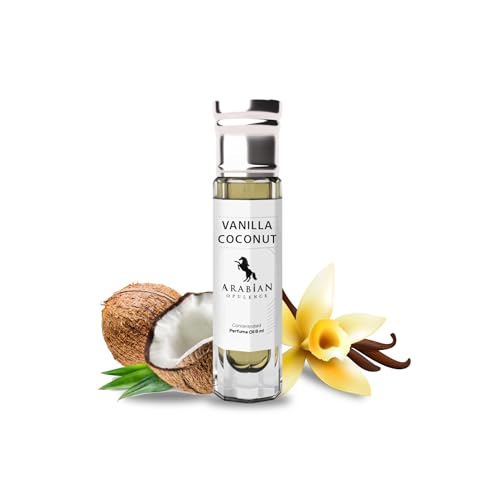 Arabian Opulence FR291 VANILLA COCONUT Roll-on Parfümöl | Konzentriertes Parfüm Körperöl | Langanhaltendes Parfüm auf Ölbasis für Männer und Frauen | Reisegröße Alkoholfreies Parfümöl Flasche (6ml) von Arabian Opulence