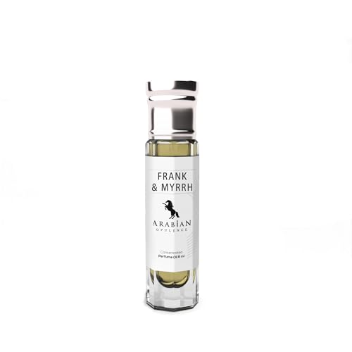 FR112 FRANKINCENSE & MYRRH Unisex Parfümöl. 6ml Roll-On Flasche. Arabische Opulenz. Balsamico/frisch würzig/warm würzig/aromatisch/süß von Arabian Opulence