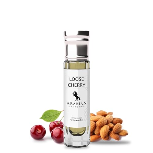 FR313 Loose Cherry Roll-on Parfümöl | Konzentriertes Parfüm Körperöl | Langanhaltendes Parfüm auf Ölbasis für Männer und Frauen | Reisegröße Alkoholfreies Parfümöl (6ml) von Arabian Opulence