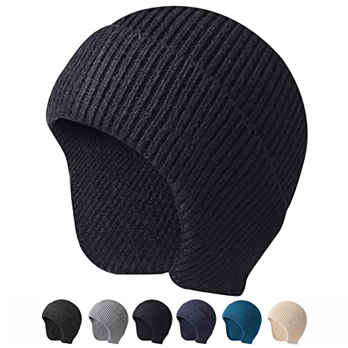 Arcweg Wintermütze Herren Weich Warm Strickmütze Beanie Mütze Atmungsaktiv Mütze für Damen und Herren Unisex Outdoor von Arcweg