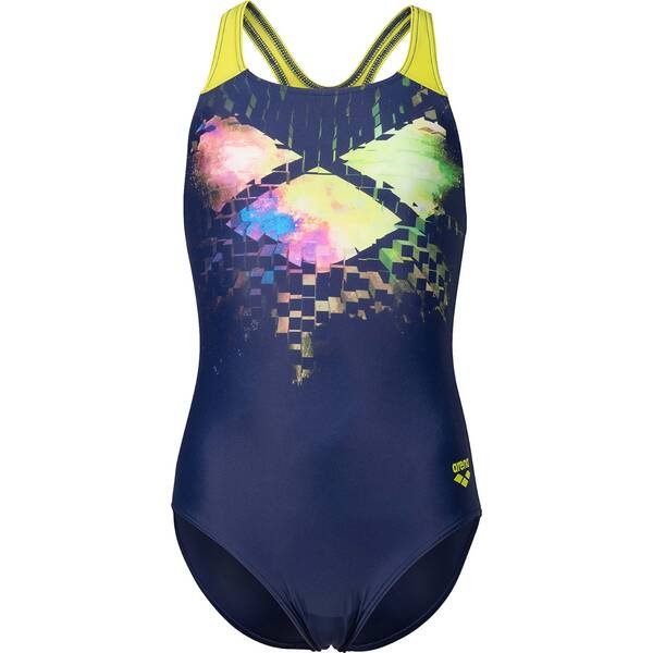 ARENA Kinder Schwimmanzug GIRL'S MULTI PIXELS SWIMSUIT SWIM PRO BACK L von Arena