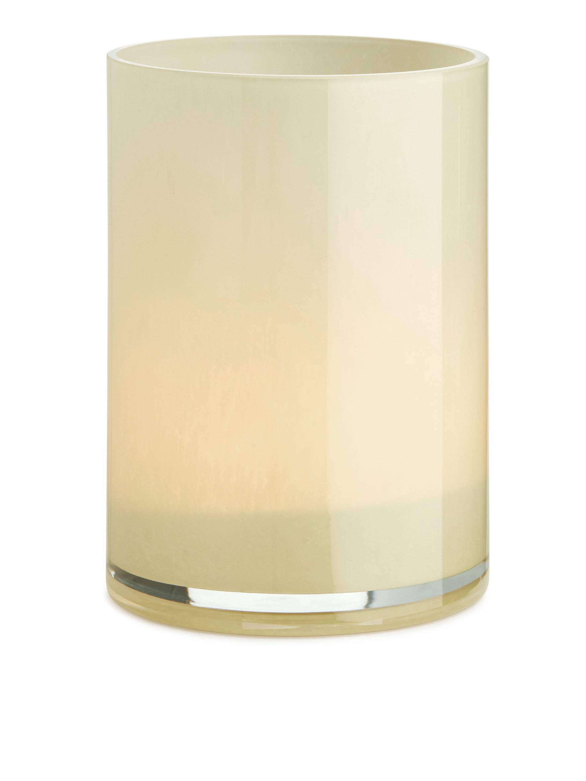Arket Glaskerzenständer, 14,3 cm Beige, Teelichthalter von Arket