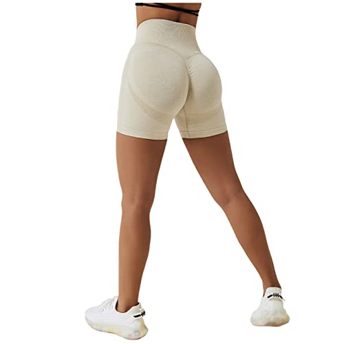 Arkim Sport Shorts Damen, Scrunch Butt High Waisted Kurze Sporthose Damen, Push Up Booty Nahtlos Biker Yoga Leggings Fitness Gym Shorts von Arkim