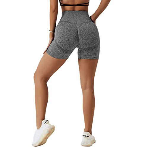 Arkim Sport Shorts Damen, Scrunch Butt High Waisted Kurze Sporthose Damen, Push Up Booty Nahtlos Biker Yoga Leggings Fitness Gym Shorts von Arkim