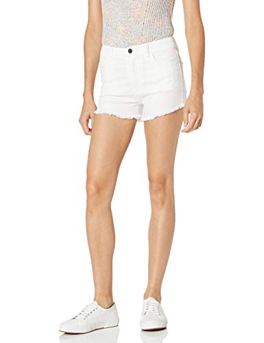 Armani Exchange Damen 8,6 Ounces Stretch Bull Shorts, Weiß (White Denim 0102), 27 von Armani Exchange