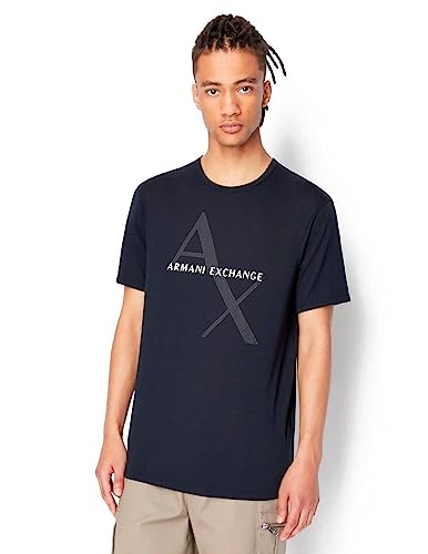 Armani Exchange Herren 8nzt76 T-Shirt, Blau, M von Armani Exchange