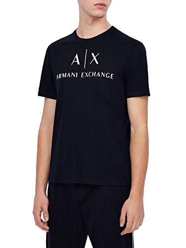 Armani Exchange Herren 8nztcj T-Shirt, Blau, L von Armani Exchange