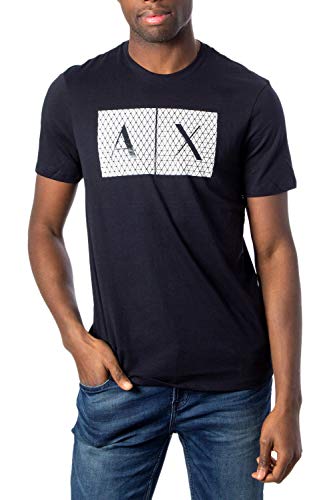 Armani Exchange Herren 8nztck T-Shirt, Blau, S von Armani Exchange