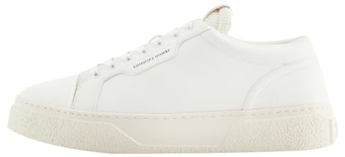 Armani Exchange Herren Lion, Grain Sole Sneaker, Off White, 39.5 EU von Armani Exchange