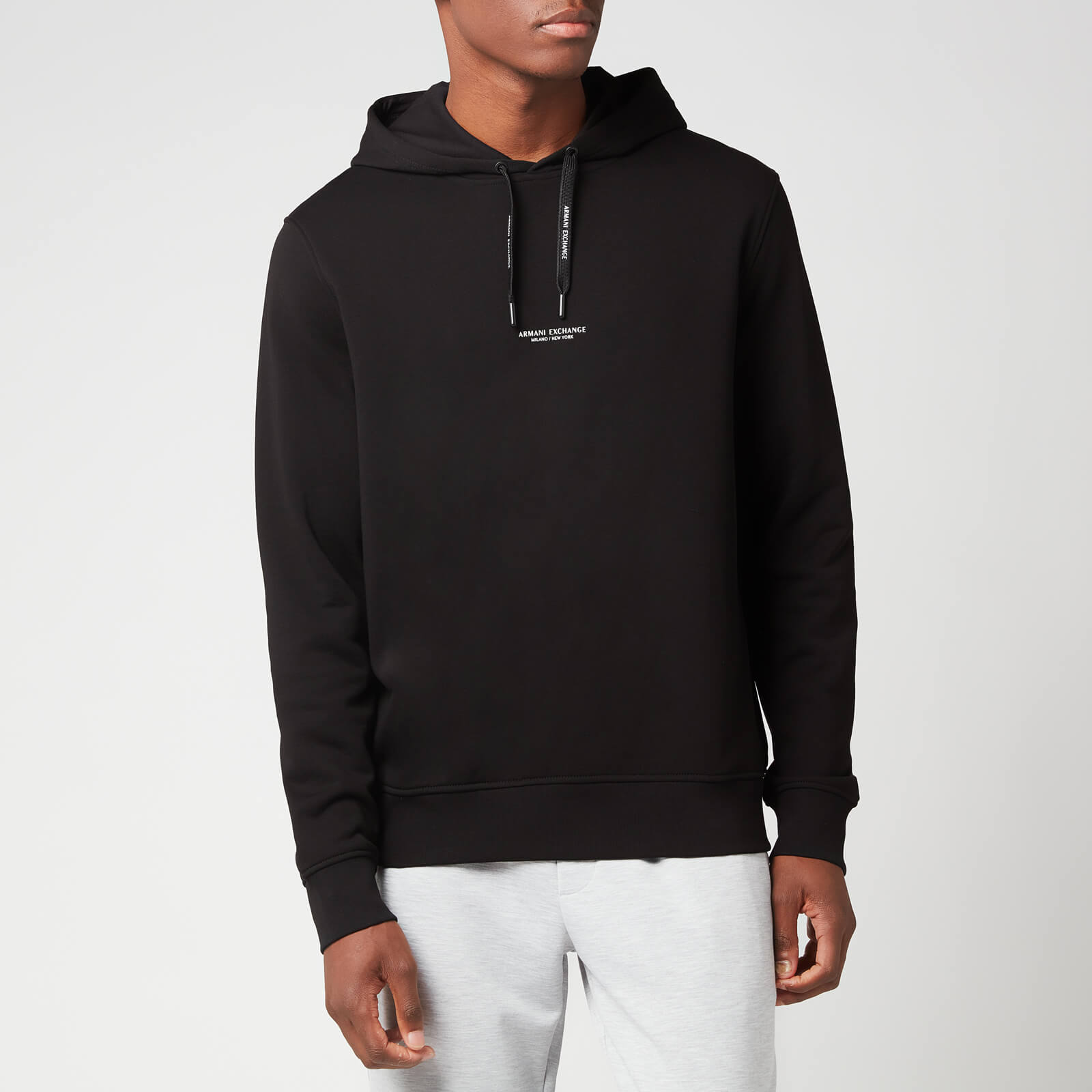 Armani Exchange Men's French Terry Hoodie - Black - L von Armani Exchange