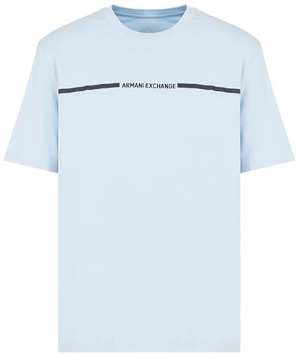 Armani Exchange Men's Regular fit, Constrast Logo line, XXL T-Shirt, Celestial Blue von Armani Exchange