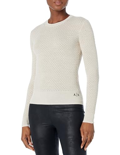 Armani Exchange Strickpullover, cremeweiß, M von Emporio Armani