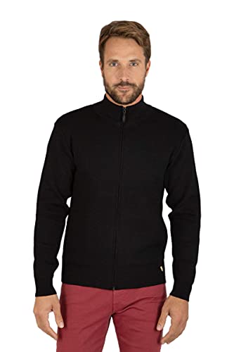 Armor Lux Herren Cardigan Plouescat Héritage Homme Strickjacke, Schwarz (010 Schwarz 010 Schwarz), Small von Armor Lux