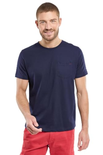 Armor Lux Herren Kurzärmeliges Tasche T-Shirt, Marine Deep, L von Armor Lux