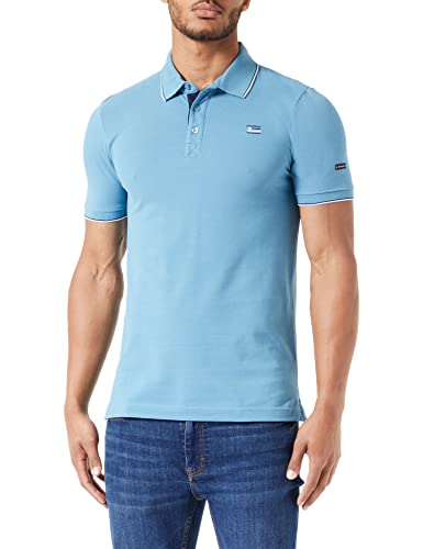 Armor Lux Herren Poloshirt Spézet Kurzarm Polohemd, St Lô/Marine Deep/Weiß, XXL von Armor Lux