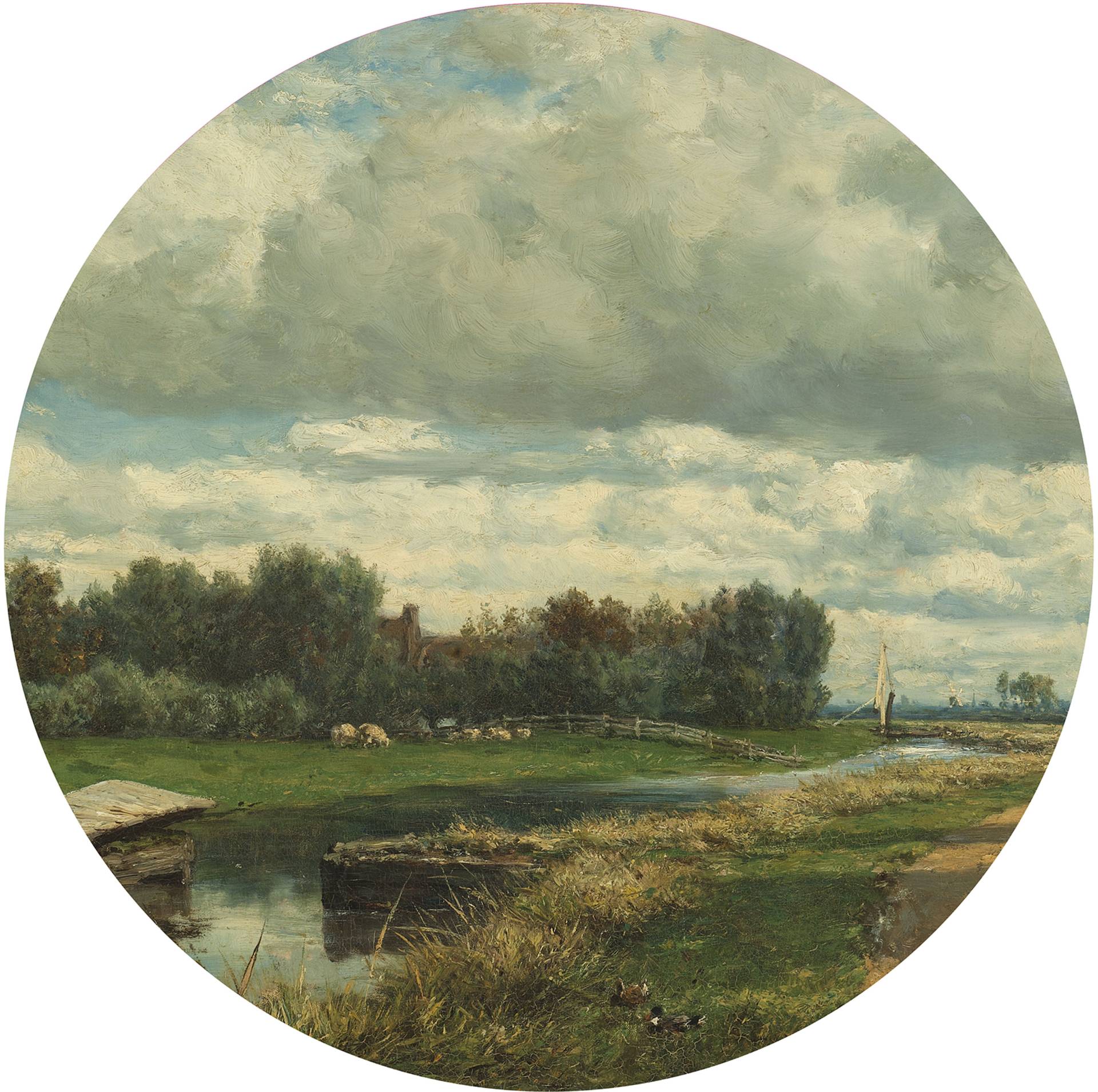 Art for the home Wandtattoo "Landschaft Rijksmuseum", (1 St.) von Art For The Home