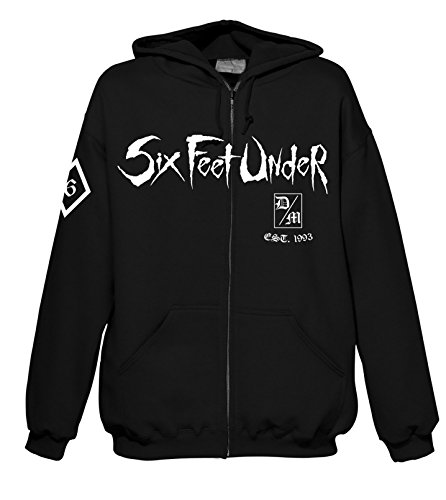 Art Worx Six Feet Under Six Feet Under - Death Metal Hood-Zip Hood-Zip S von Art Worx