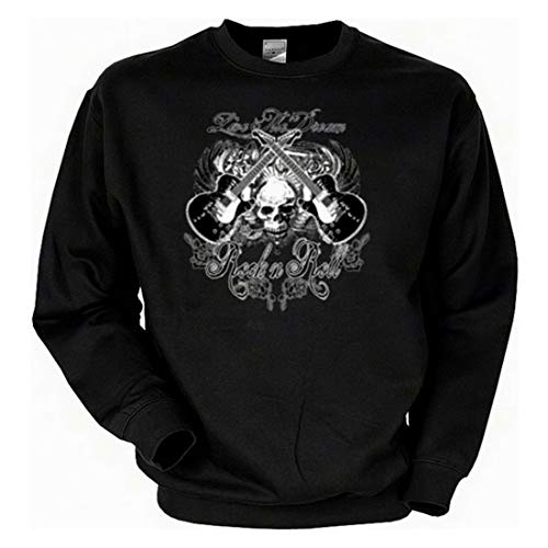 Musiker Rock n Roll Sweatshirt Fb schwarz von Art & Detail Shirt