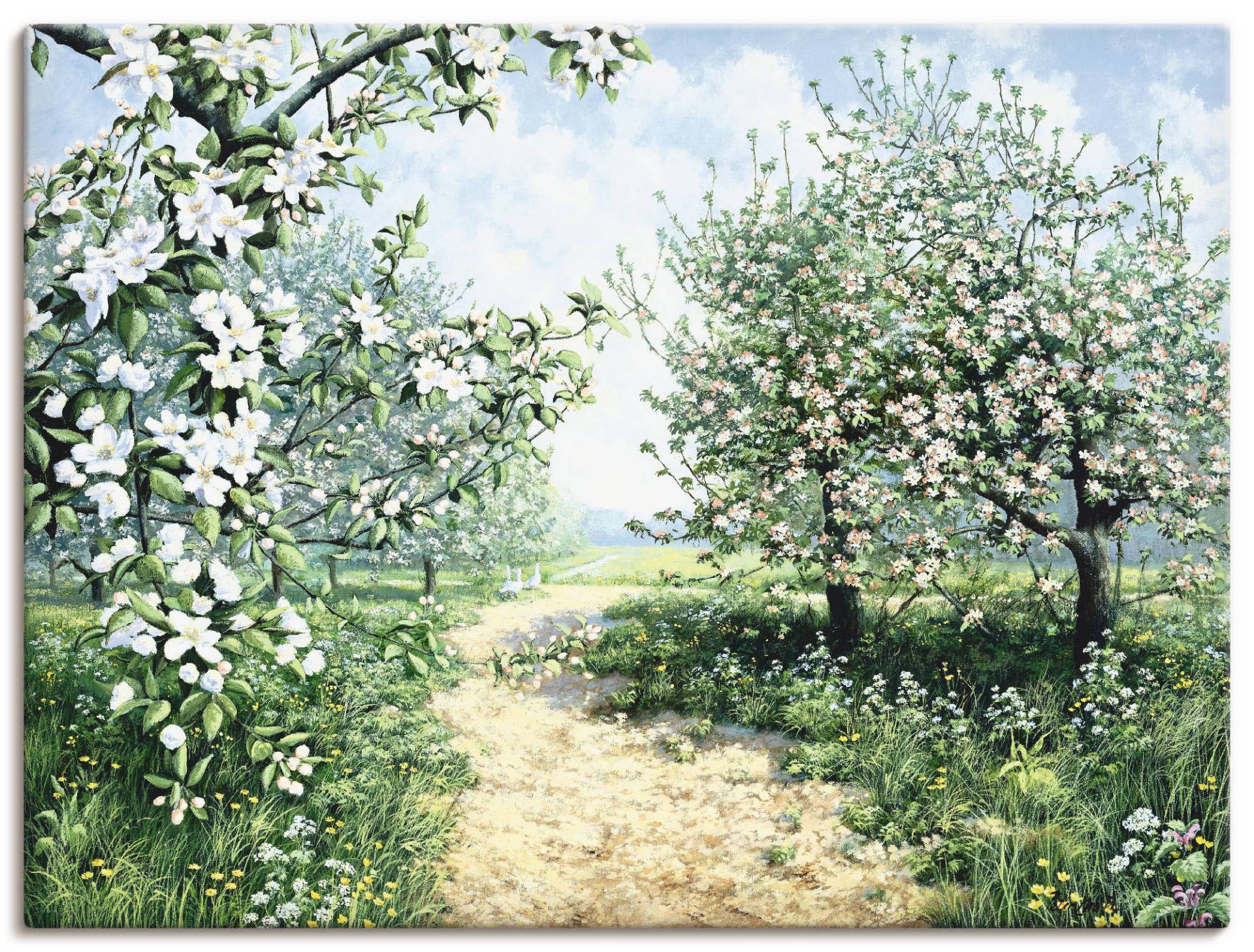 Artland Wandbild "Frühling I", Vier Jahreszeiten, (1 St.), als Leinwandbild, Poster, Wandaufkleber in verschied. Größen von Artland