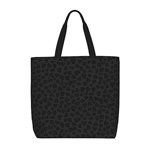 Aseelo Gras-Topf, Blatt-Handtasche, Schultertasche, Damen, Hobo Top-Griff, Einkaufstasche, Crossbody-Tasche, lässige Multifunktionstaschen für Damen, Schwarzes Leopardenmuster, Einheitsgröße Aseelo Gras-Topf, Blatt-Handtasche, Schultertasche, Damen, Hobo Top-Griff, Einkaufstasche, Crossbody-Tasche, lässige Multifunktionstaschen für Damen, Schwarzes Leopardenmuster, Einheitsgröße von Aseelo