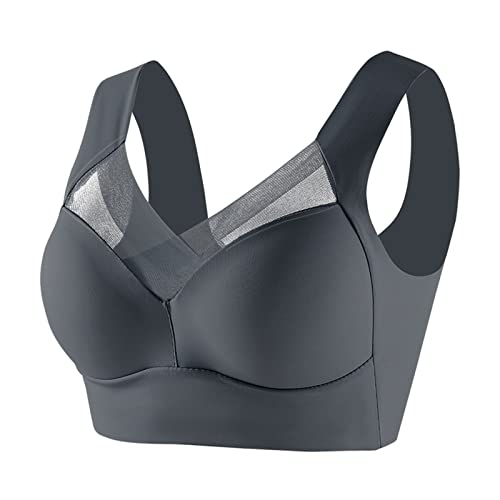 Ashleyzj 1PC Damen Wmbra Haltungskorrektur Bustier BH Bustier Nahtlos Ohne Bügel Weicher Push Up BH Ultimate Lifter Stretch BH Atmungsaktiver Klassische Bustier Papierdünner BH von Ashleyzj