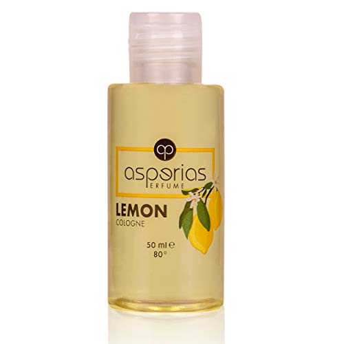 Asperias Perfume Cologne Lemon Eau de Cologne After Shave Rasierwasser Kölnischwasser Duftwasser (50 ml) von Asperias Perfume