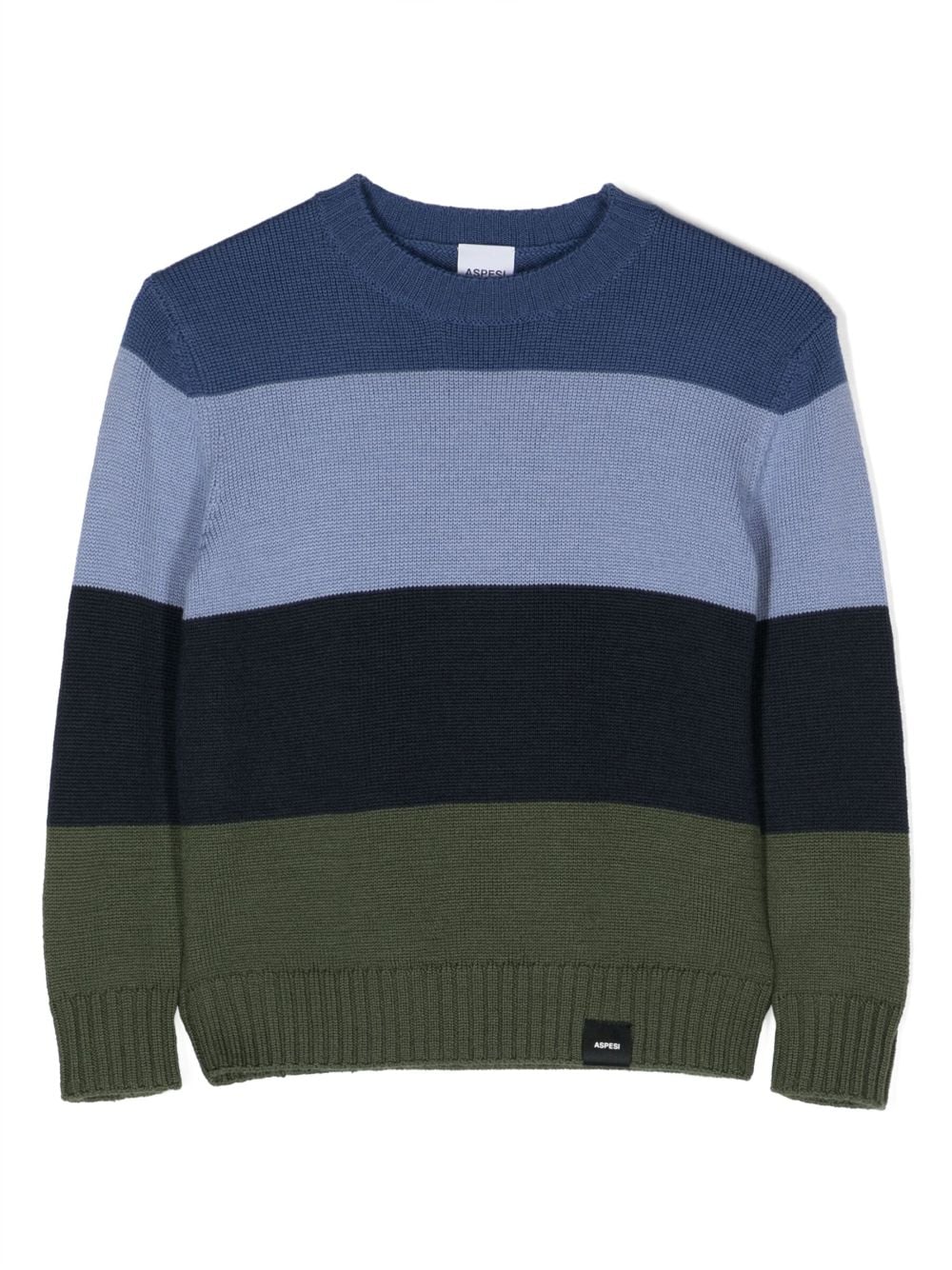 Aspesi Kids Gestreifter Pullover - Blau von Aspesi Kids