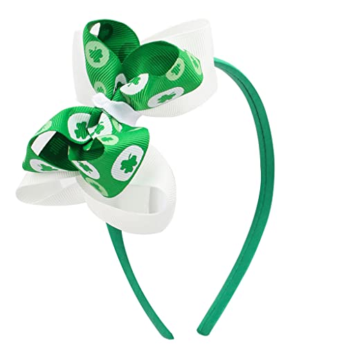 Kleeblatt Bedruckte Haarbänder Großes Stirnband Patrick's Day Stirnbänder Party Dekoration Zubehör Für Urlaub Haar Styling Kleeblatt Stirnband Für Babys von Asukohu